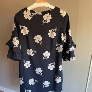 Banana Republic Navy Floral Dress, Brand New - Never worn